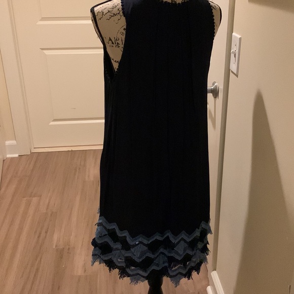 Navy Blue with sequins details - Maeve - Picture 2 of 3